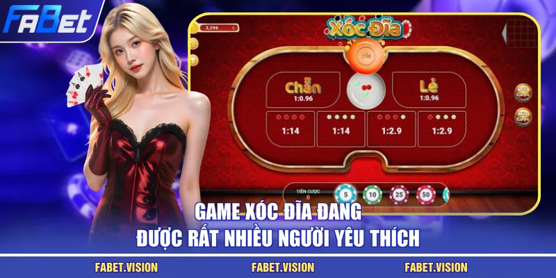 Game xóc đĩa đang được rất nhiều người yêu thích